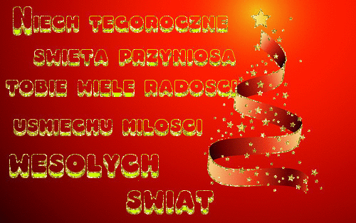 Niech tegoroczne święta przyniosą Tobie